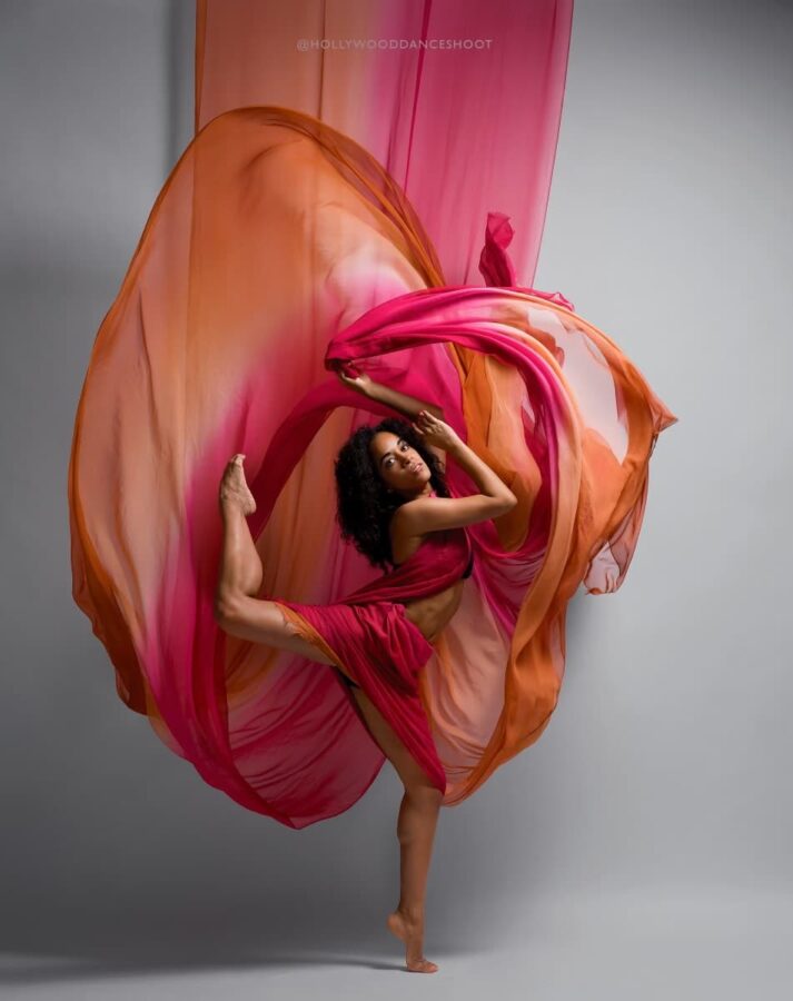 Cody Green female dancer red fabrics 50736641