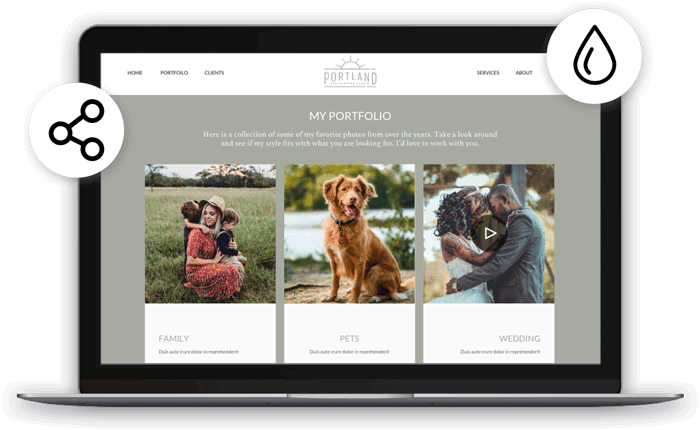 zenfolio website builder video services